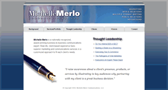 Desktop Screenshot of michellemerlo.com